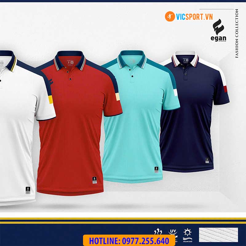 Áo thể thao polo di chuyển Egan 06 - Hình ảnh 12