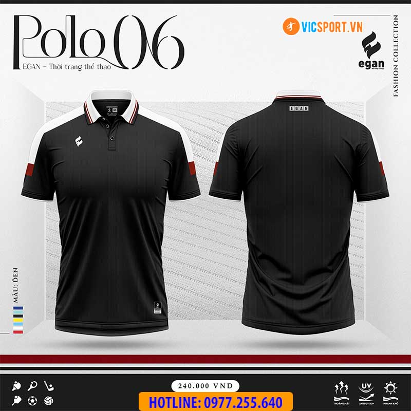 Áo thể thao polo di chuyển Egan 06 - Hình ảnh 13