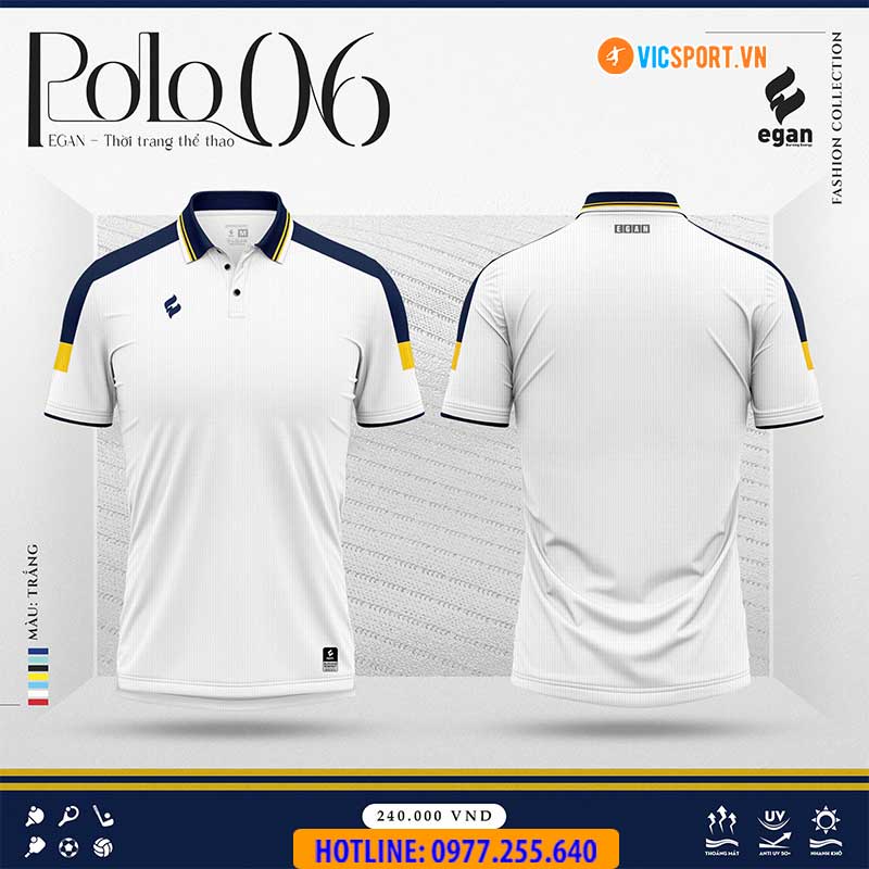 Áo thể thao polo di chuyển Egan 06 - Hình ảnh 15