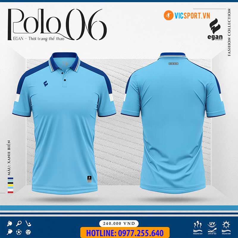 Áo thể thao polo di chuyển Egan 06 - Hình ảnh 17