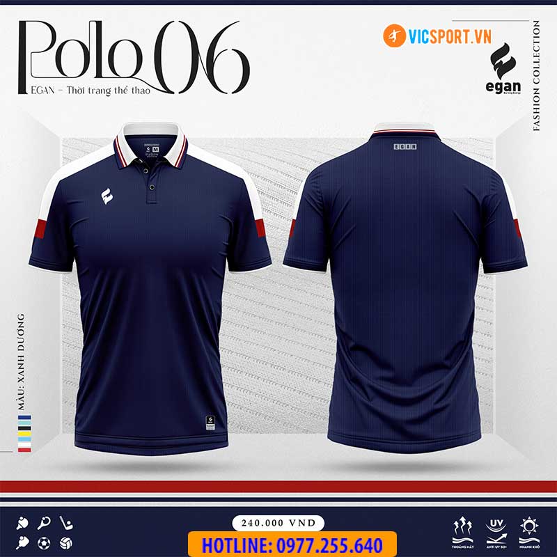 Áo thể thao polo di chuyển Egan 06 - Hình ảnh 18