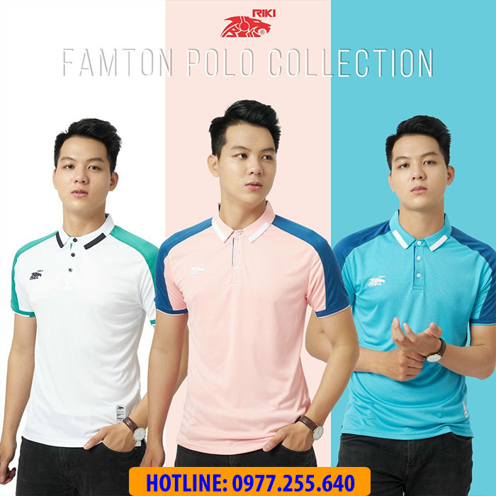 Áo polo di chuyển Riki Famton