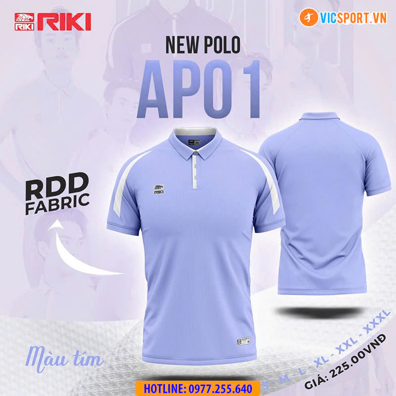 Áo polo thể thao di chuyển Riki AP01 - Hình ảnh 41