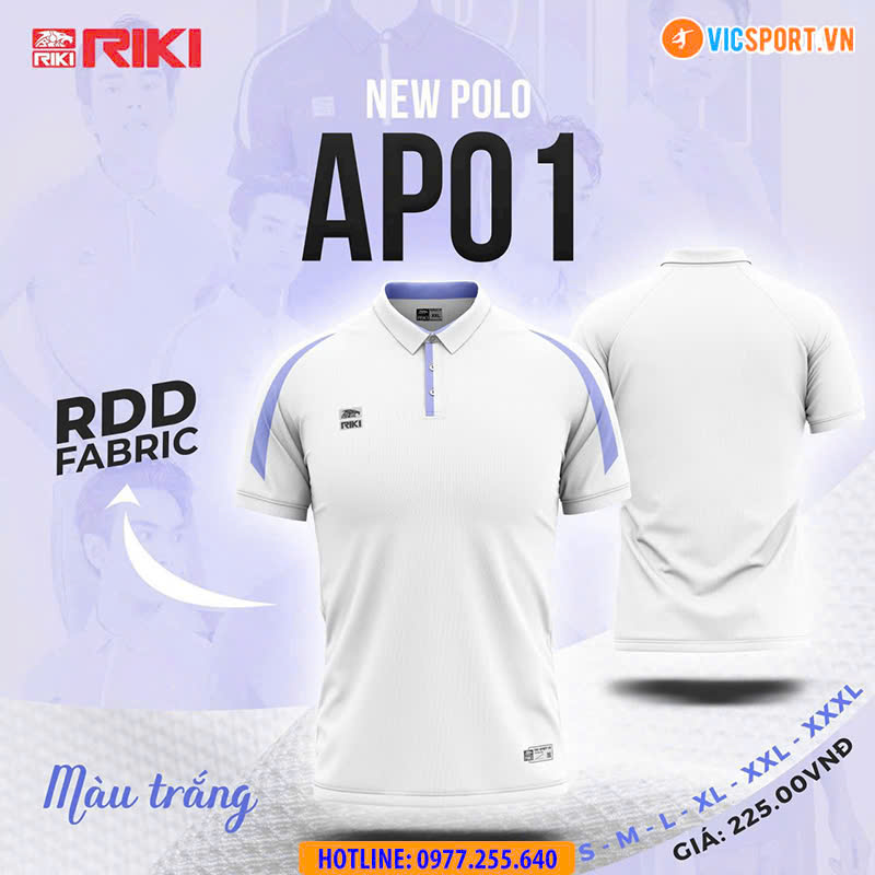 Áo polo thể thao di chuyển Riki AP01 - Hình ảnh 42