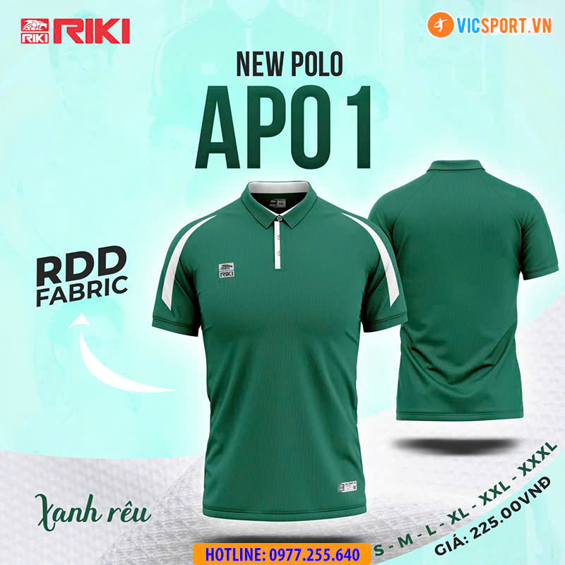 Áo polo thể thao di chuyển Riki AP01 - Hình ảnh 45