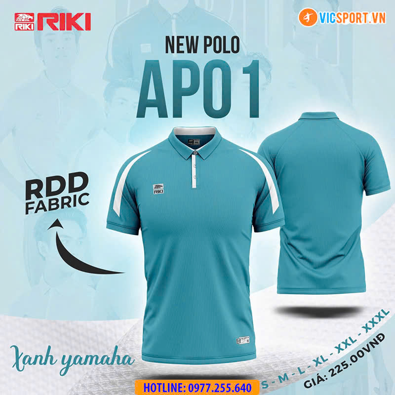 Áo polo thể thao di chuyển Riki AP01 - Hình ảnh 46