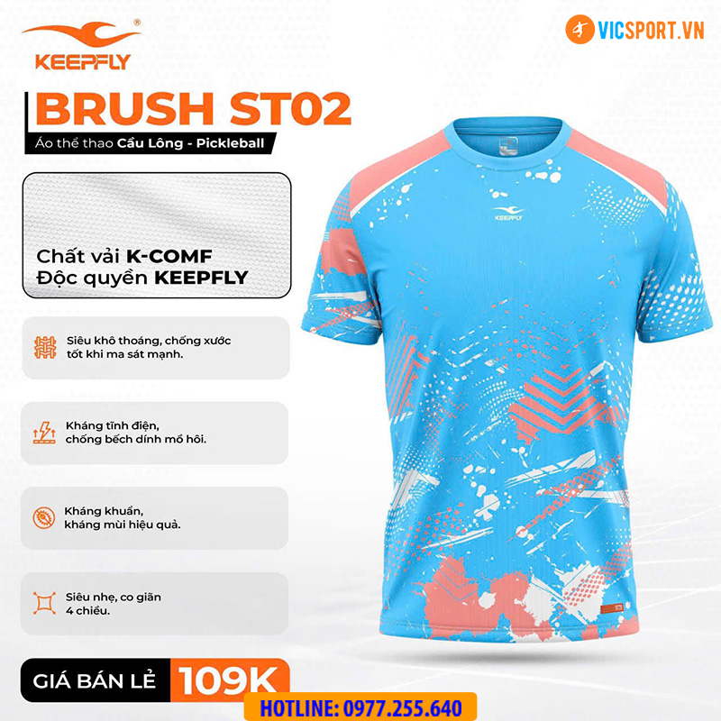 Áo thể thao Keepfly Brush TS02 - Hình ảnh 10