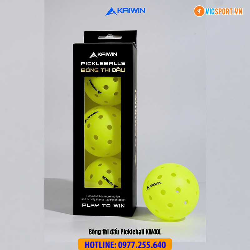 Bóng thi đấu pickleball Kawin KW40L - Hình ảnh 14