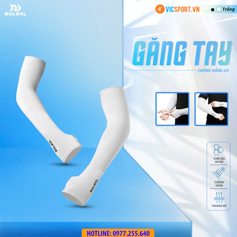 Găng tay chống nắng UV Bulbal xỏ ngón - Hình ảnh 15