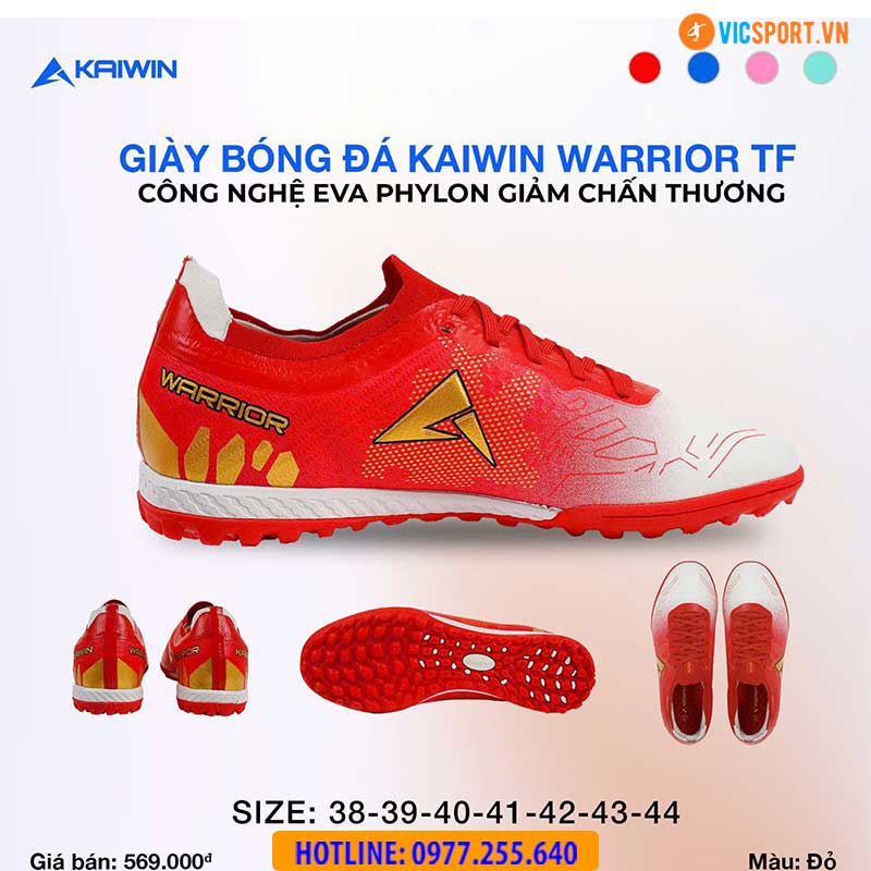 Giày đá banh Kaiwin Warrior đế TF - Hình ảnh 11