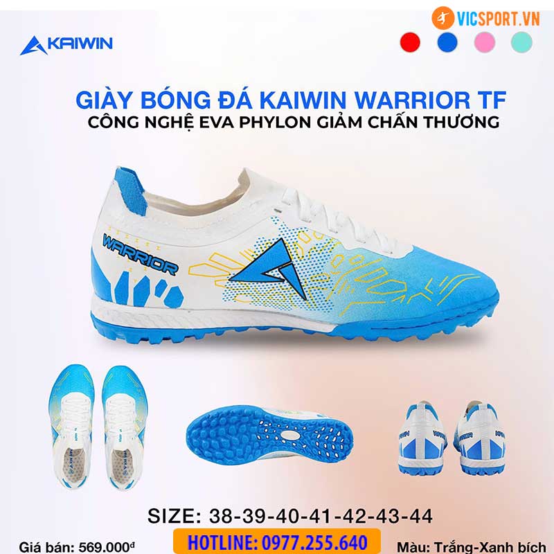 Giày đá banh Kaiwin Warrior đế TF - Hình ảnh 9