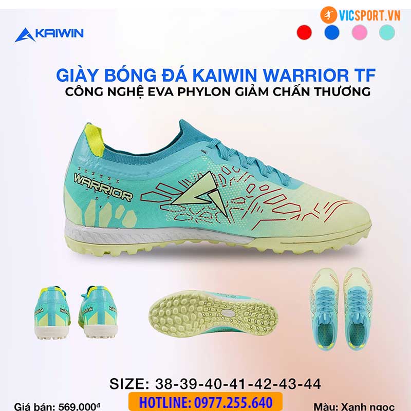 Giày đá banh Kaiwin Warrior đế TF - Hình ảnh 8