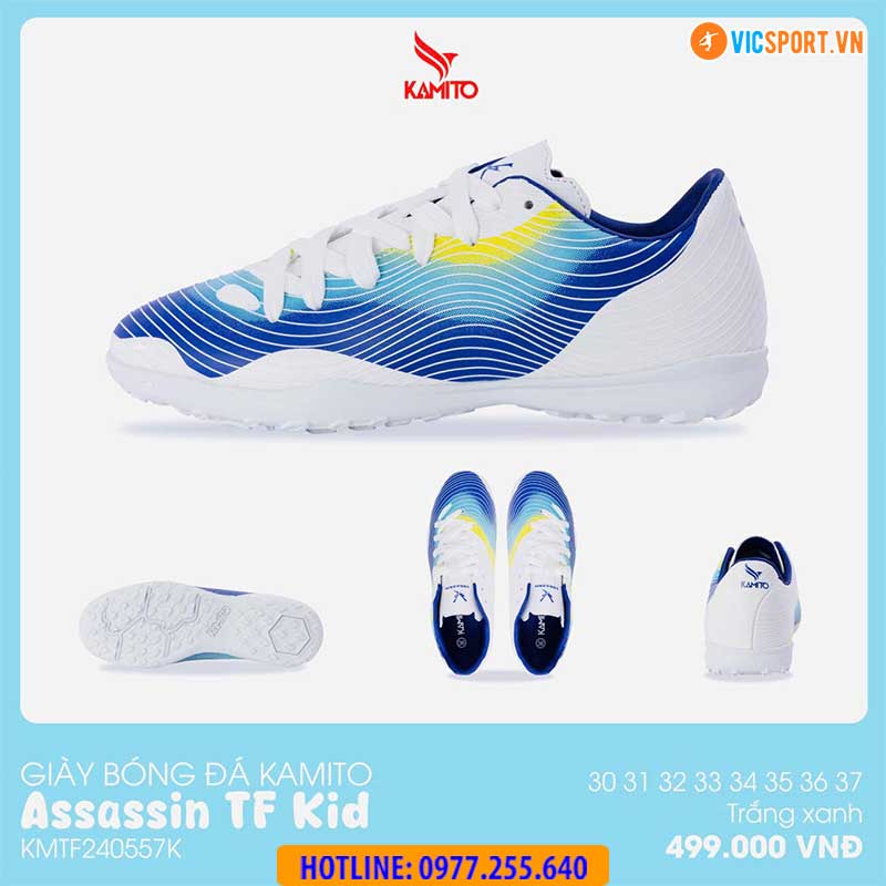 Giày đá banh Kamito Assassin chính hãng đế TF - Hình ảnh 11
