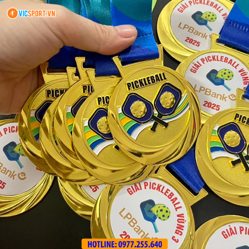 Huy chương Pickleball dây xanh - Hình ảnh 5