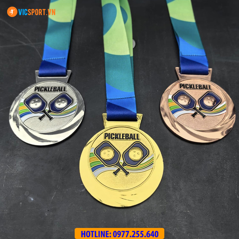 Huy chương Pickleball dây xanh - Hình ảnh 13