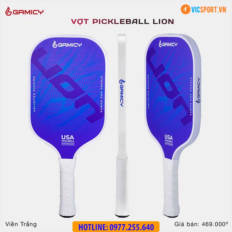 Vợt Pickleball Gamacy Glass Lion - Hình ảnh 5
