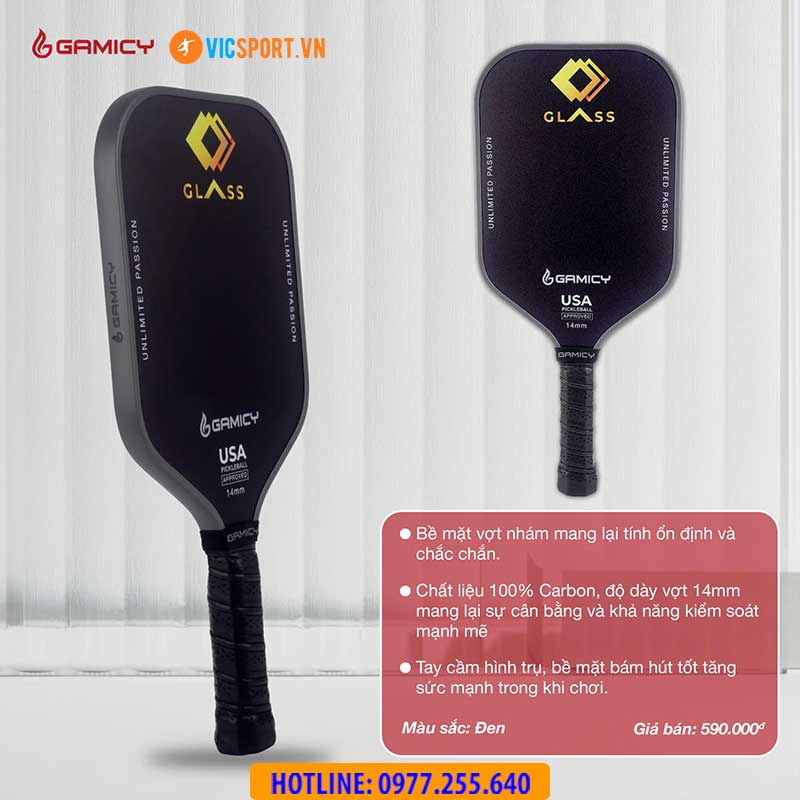 Vợt Pickleball Gamacy Glass Pro - Hình ảnh 10