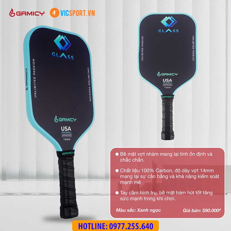 Vợt Pickleball Gamacy Glass Pro - Hình ảnh 12