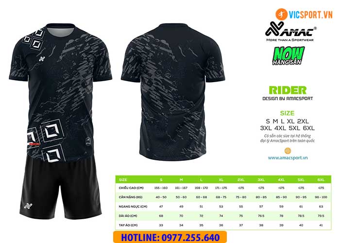 Áo đá banh thiết kế Amac Rider - Hình ảnh 18