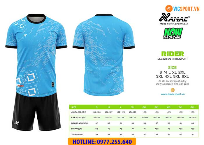 Áo đá banh thiết kế Amac Rider - Hình ảnh 17