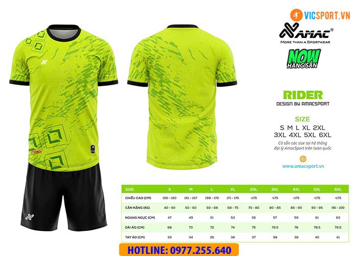 Áo đá banh thiết kế Amac Rider - Hình ảnh 12