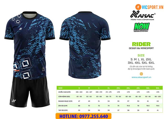Áo đá banh thiết kế Amac Rider - Hình ảnh 15