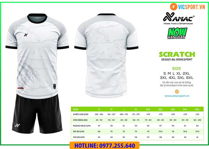 Áo đá banh thiết kế Amac Scratch - Hình ảnh 15