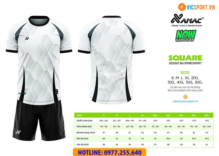 Áo đá banh thiết kế Amac Square - Hình ảnh 17