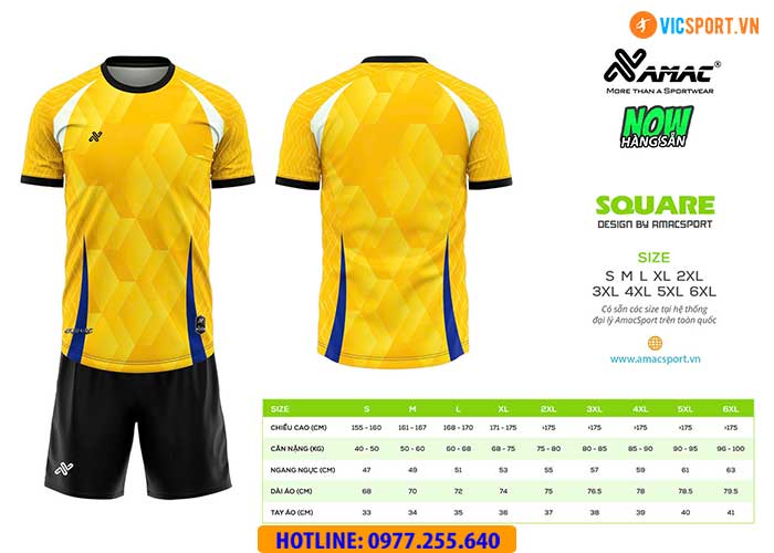 Áo đá banh thiết kế Amac Square - Hình ảnh 18