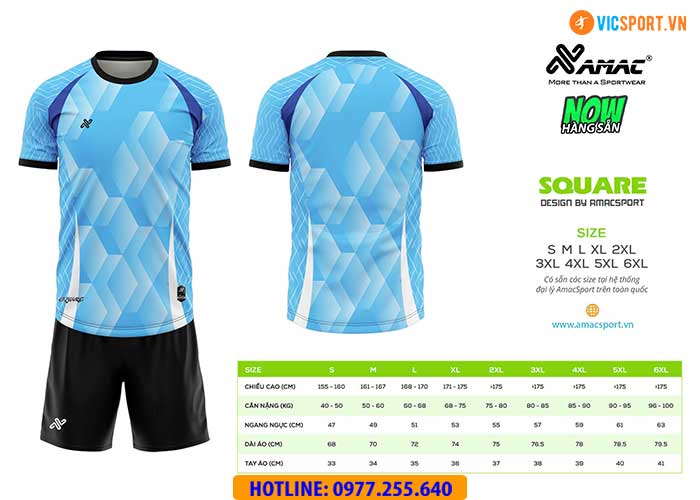 Áo đá banh thiết kế Amac Square - Hình ảnh 14