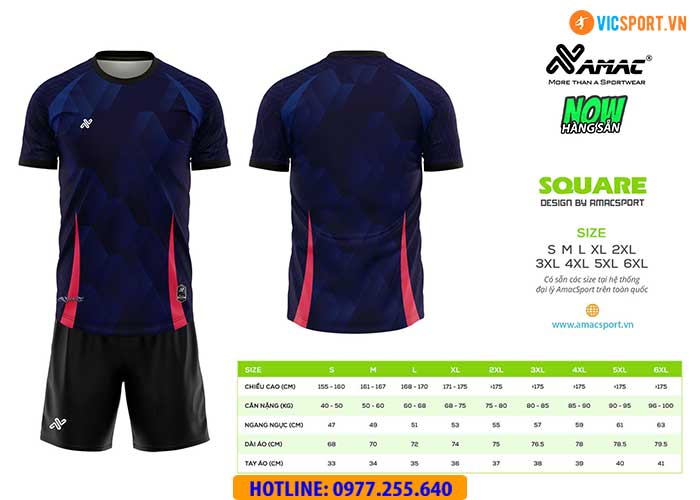 Áo đá banh thiết kế Amac Square - Hình ảnh 19