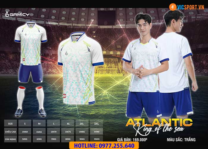 Áo đá banh không logo Gamicy Atlantic - Hình ảnh 15