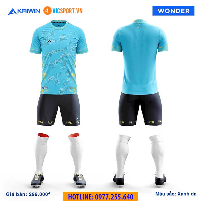 Áo đá banh không logo Kaiwin Wonder - Hình ảnh 9