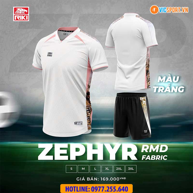Áo đá banh không logo Riki Zephyr - Hình ảnh 5