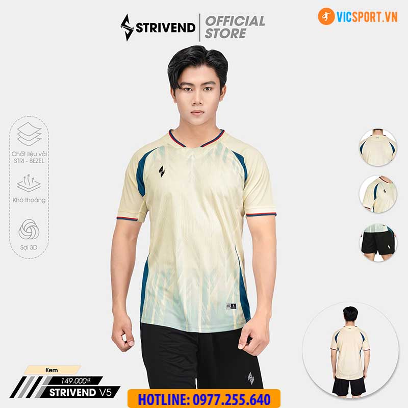 Áo đá banh không logo Strivend V5 - Hình ảnh 24