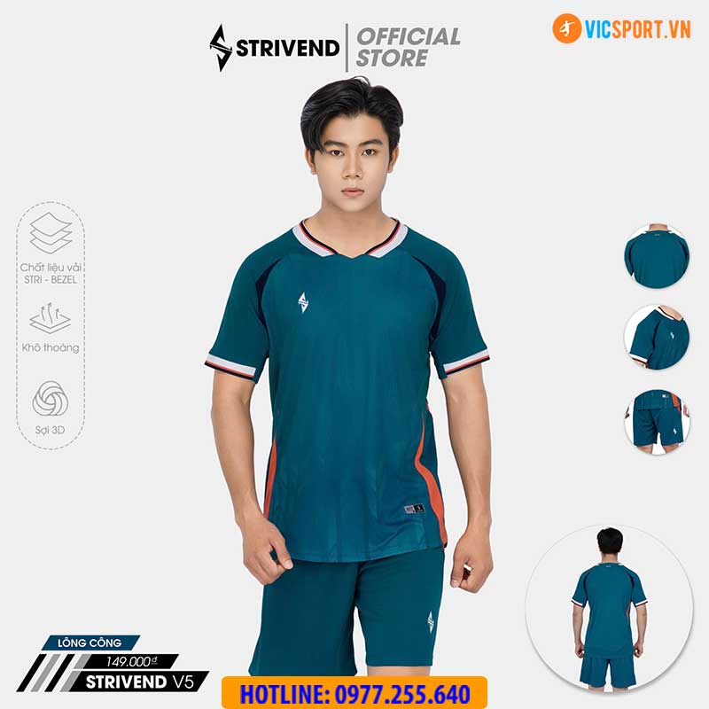 Áo đá banh không logo Strivend V5 - Hình ảnh 28