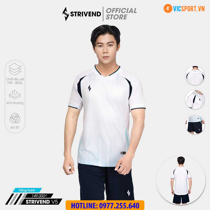 Áo đá banh không logo Strivend V5 - Hình ảnh 30