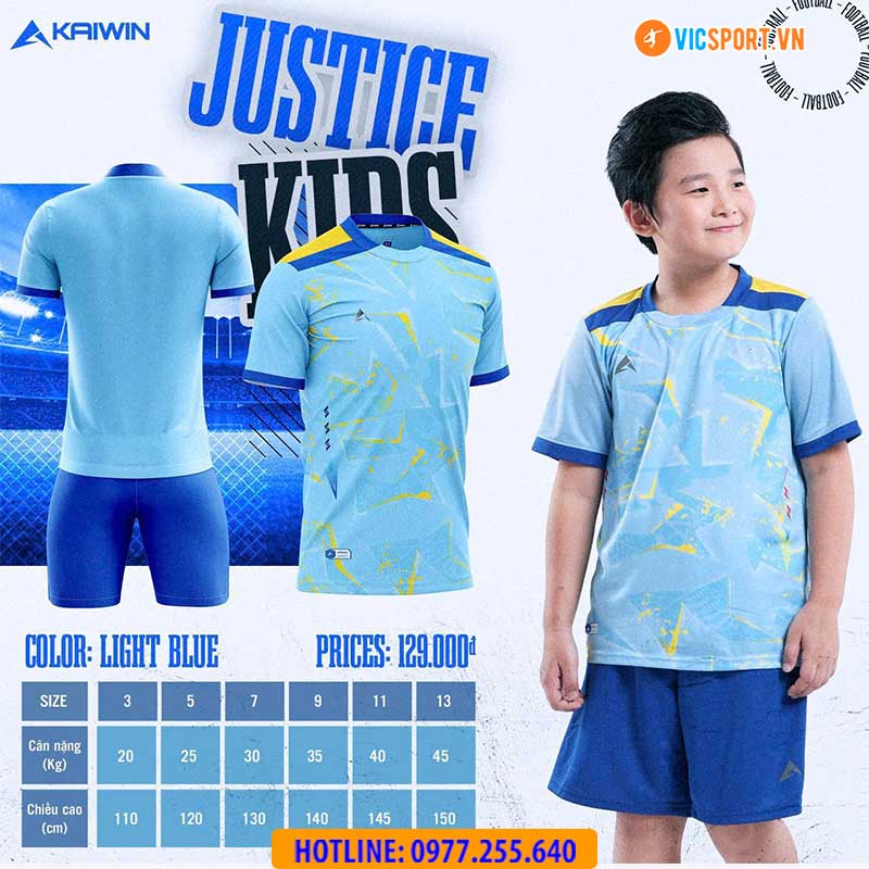 Áo đá banh trẻ em Kaiwin Justice - Hình ảnh 9