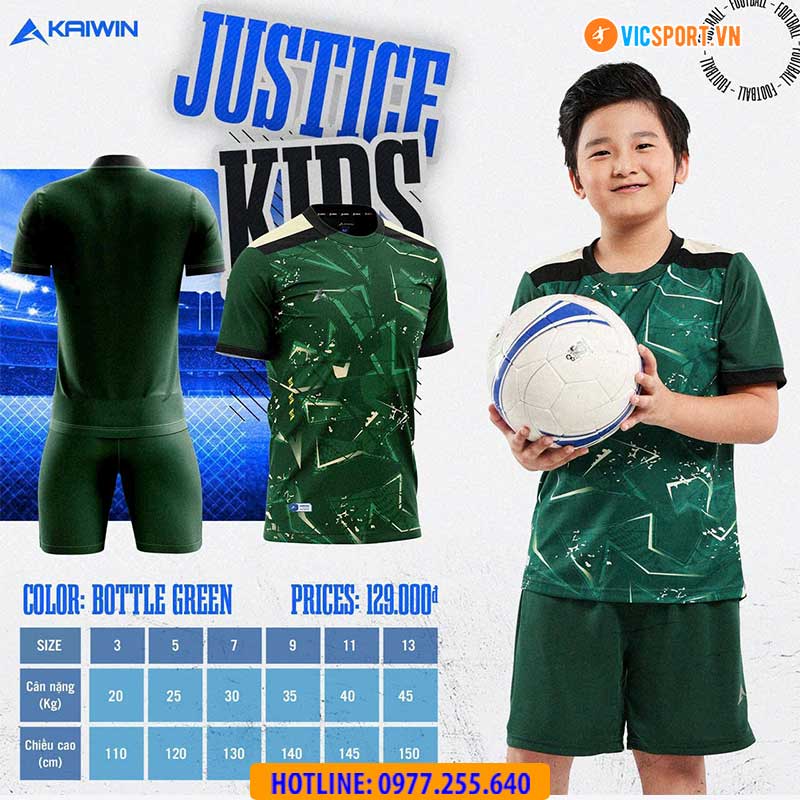 Áo đá banh trẻ em Kaiwin Justice - Hình ảnh 8
