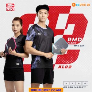 Áo cầu lông pickleball Riki AL02 đa năng