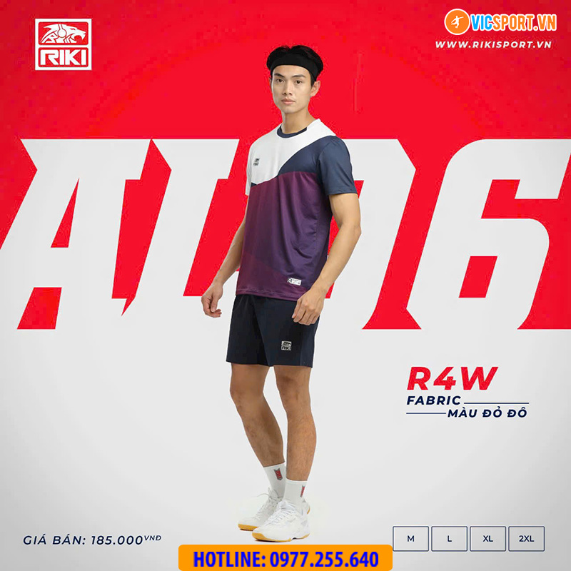 Áo cầu lông pickleball Riki AL06 đa năng - Hình ảnh 6