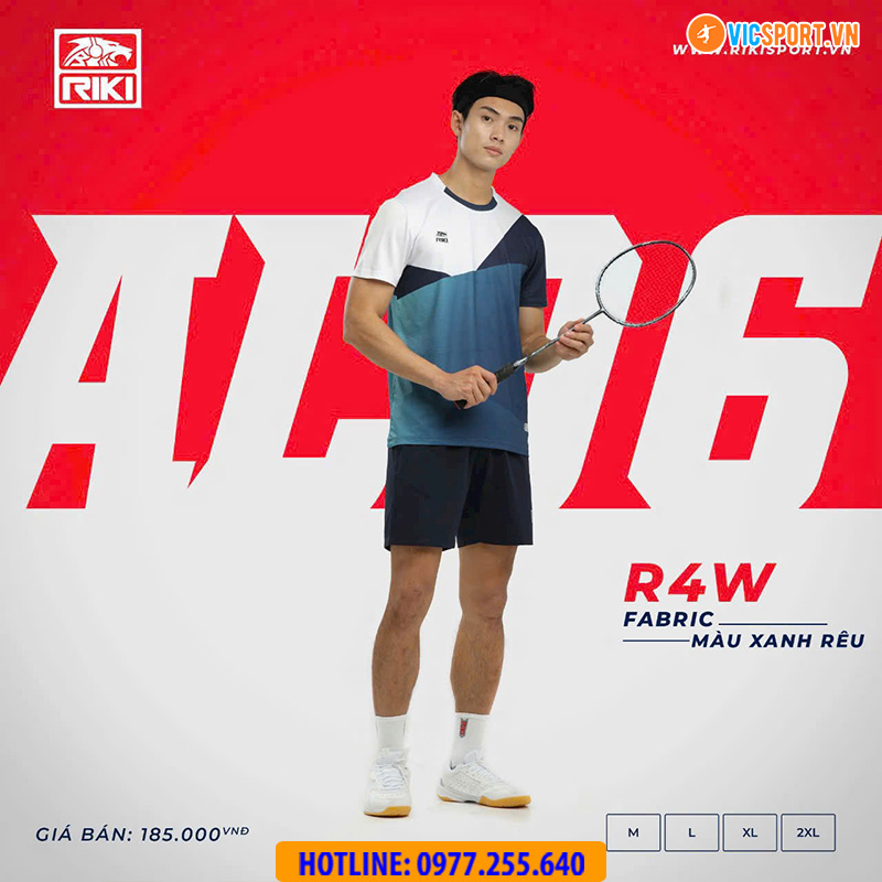 Áo cầu lông pickleball Riki AL06 đa năng - Hình ảnh 8