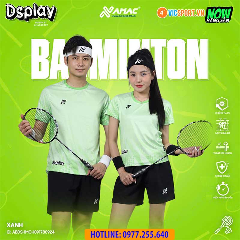 Áo cầu lông thiết kế Amac Dsplay - Hình ảnh 2