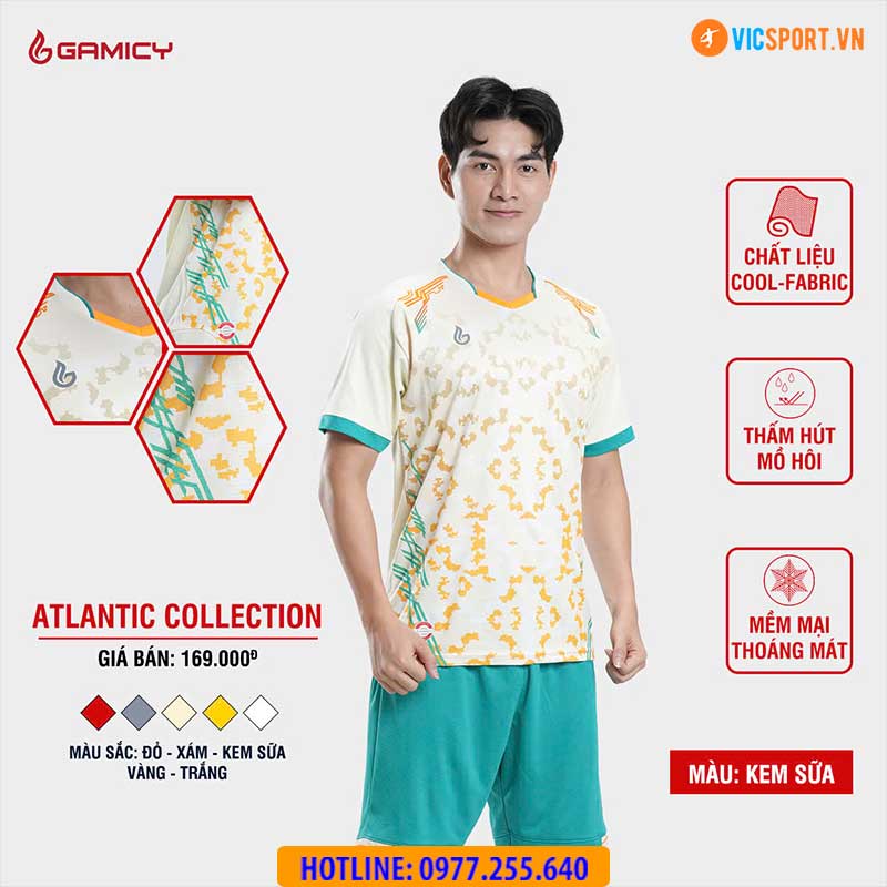 Áo đá banh không logo Gamicy Atlantic - Hình ảnh 8