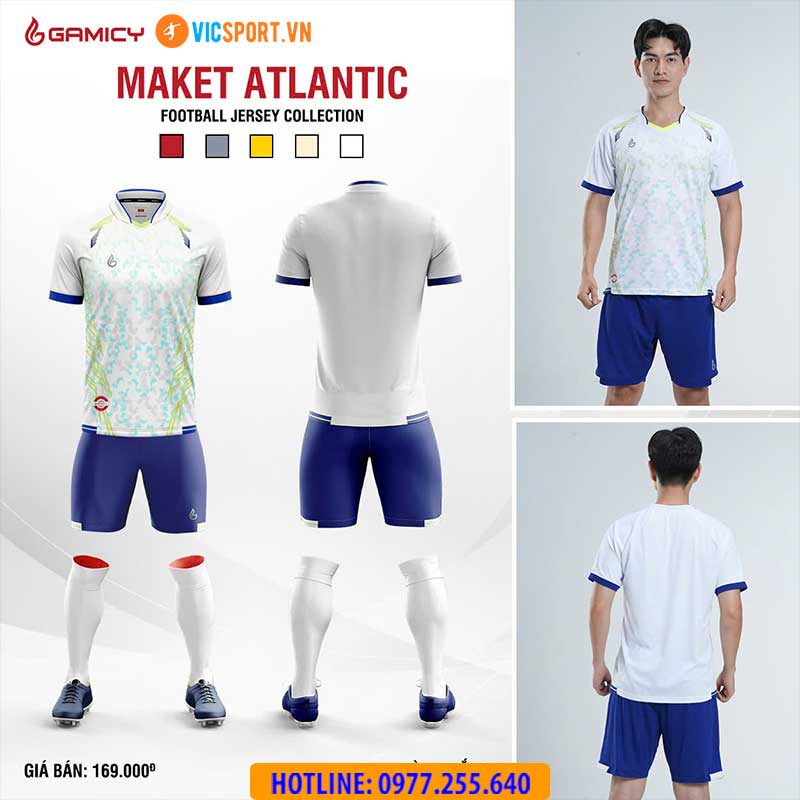 Áo đá banh không logo Gamicy Atlantic - Hình ảnh 4