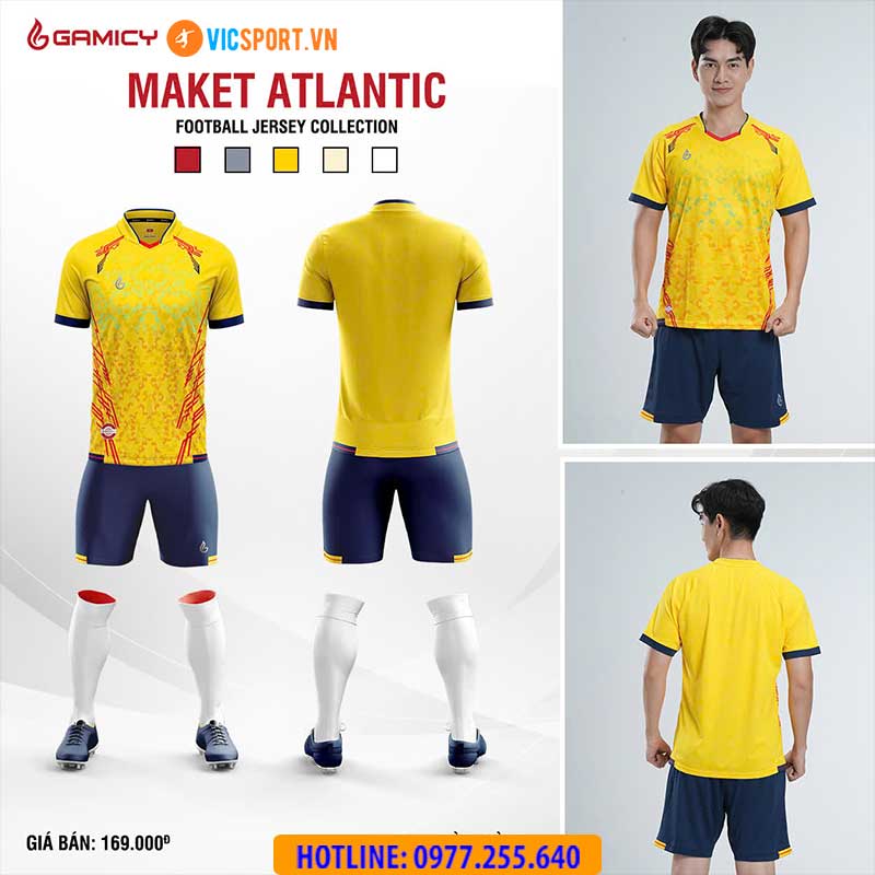 Áo đá banh không logo Gamicy Atlantic - Hình ảnh 5