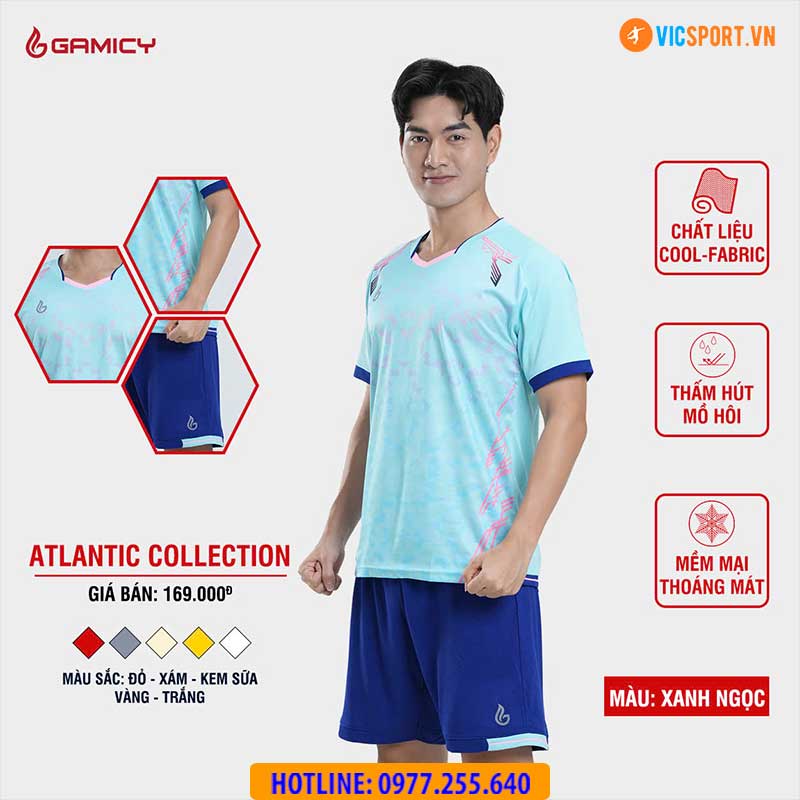 Áo đá banh không logo Gamicy Atlantic - Hình ảnh 9