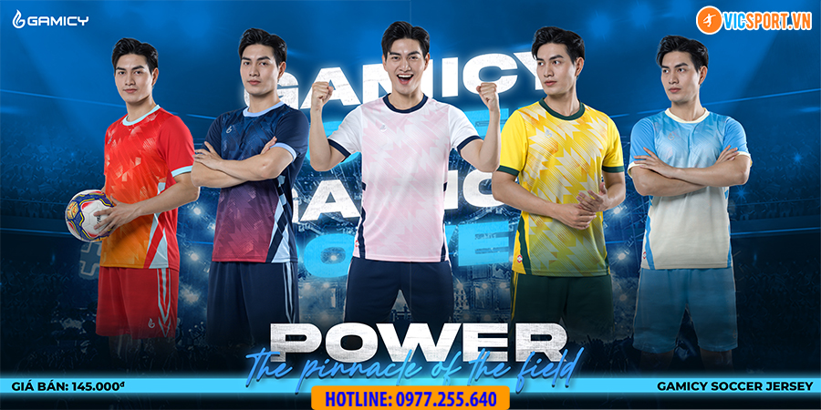Áo đá banh không logo Gamicy Power - Hình ảnh 2