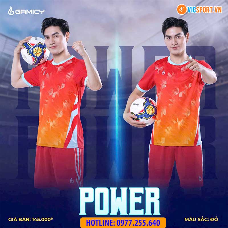 Áo đá banh không logo Gamicy Power - Hình ảnh 13