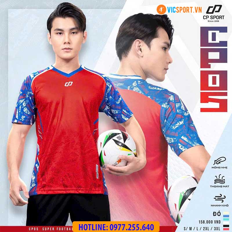 Áo đá banh không logo CP05 - Hình ảnh 5